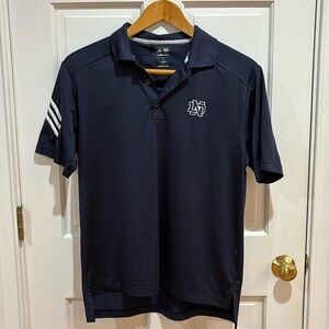 Notre Dame || ADIDAS Golf Men's Polo Shirt; Size Small
